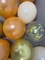 50 Pieces Orange Gold Nude Balloons – Metallic Orange Cream Gold Balloons for Birthday Harvest Graduation Anniversary Party Decorations (Orange + gold)